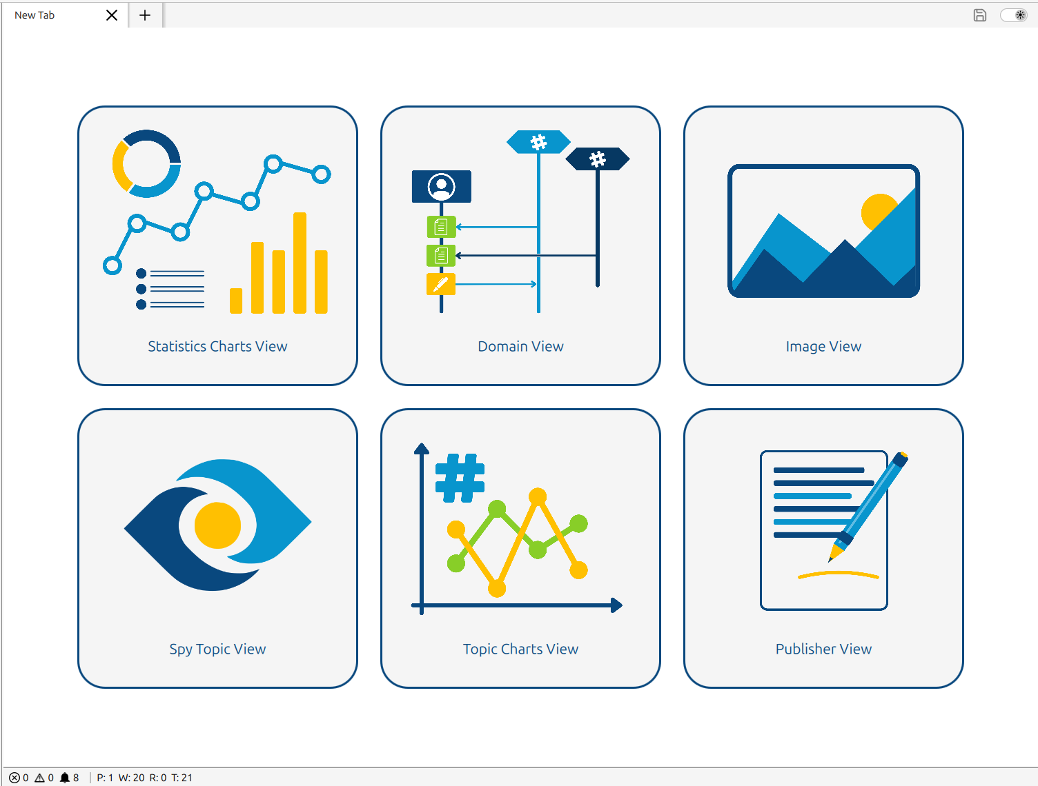 DDS Monitor Pro workspace showing graphs, topic data and type information