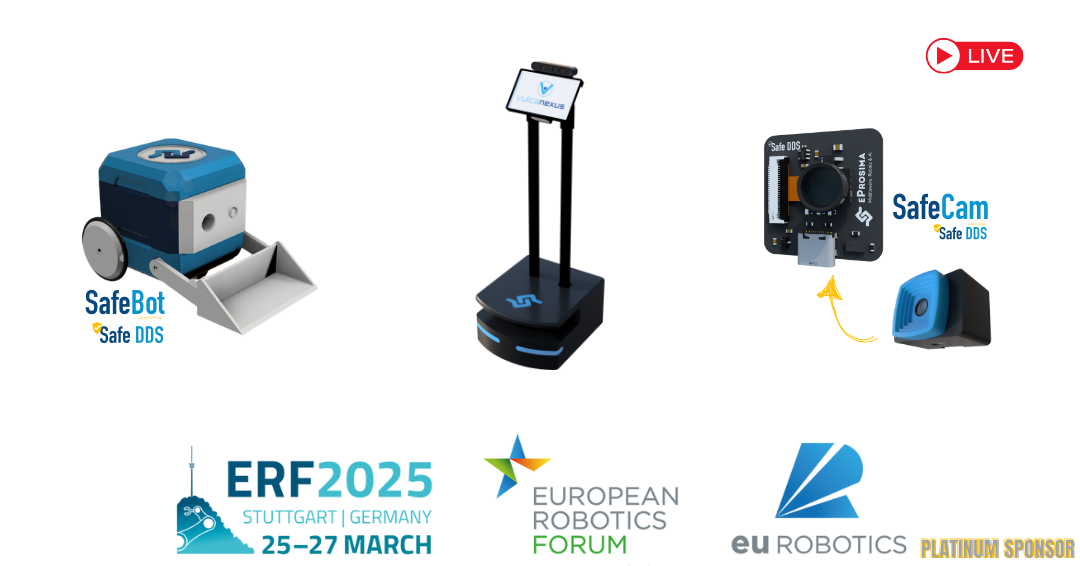 eProsima Platinum Sponsorship of the European Robotics Forum 2025